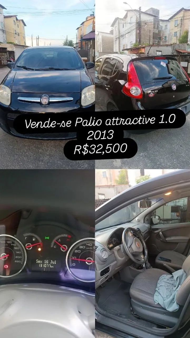 Fiat Palio Palio ATTRACTIVE 1.0 EVO Fire Flex 8v 5p 2013