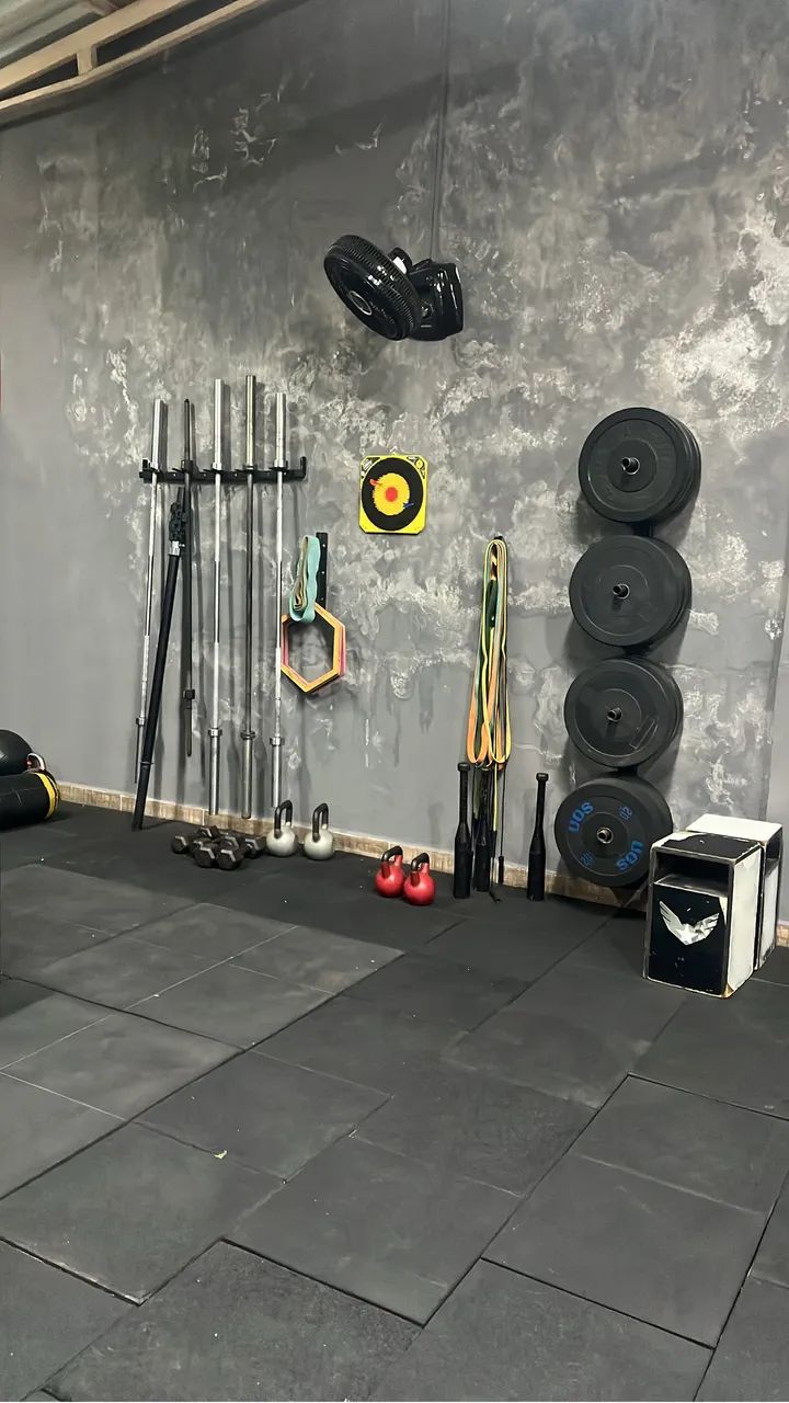 Anilhas  e equipamentos Crossfit
