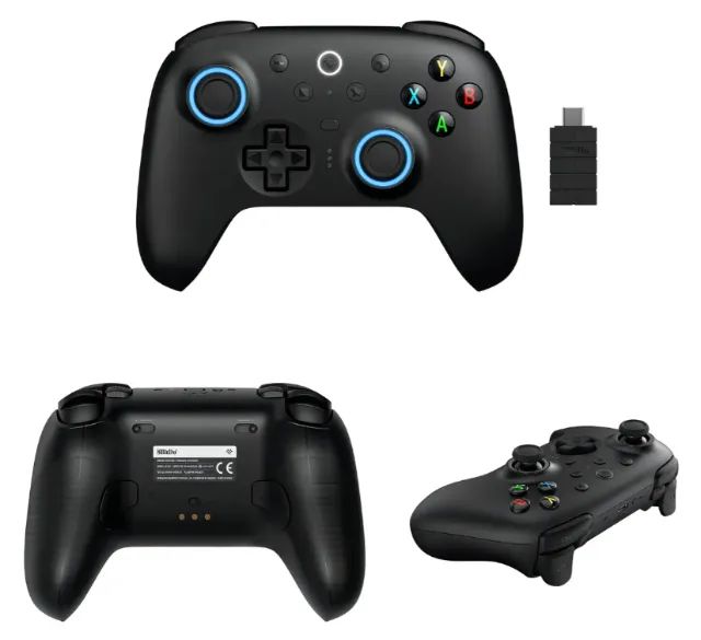 Controle Sem Fio 8bitdo Ultimate 2 Wireless Preto Com Dock  - Foto 2