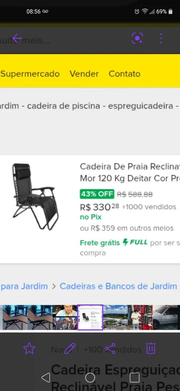 Vende cadeira do papai 
