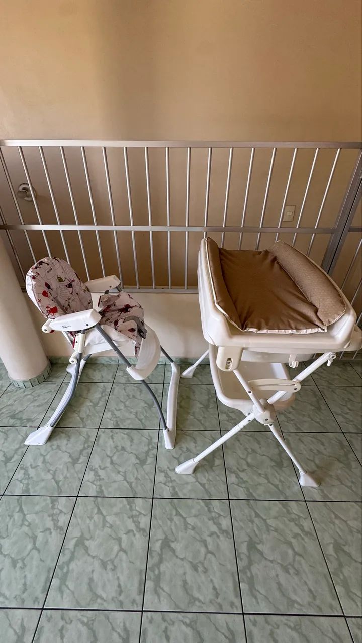 Trocador bebê e cadeira de alimentação  - Foto 4