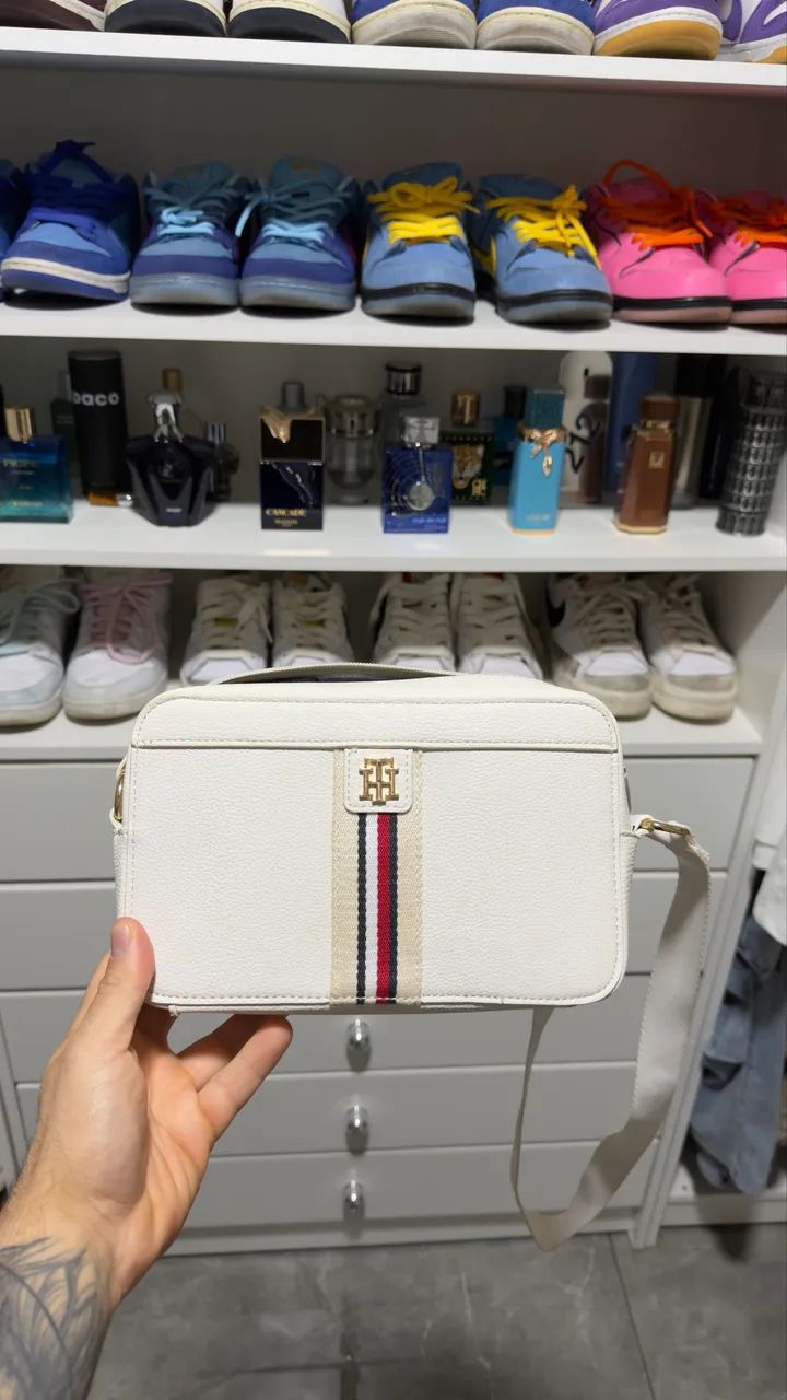 Bolsa Tommy Hilfiger branca 