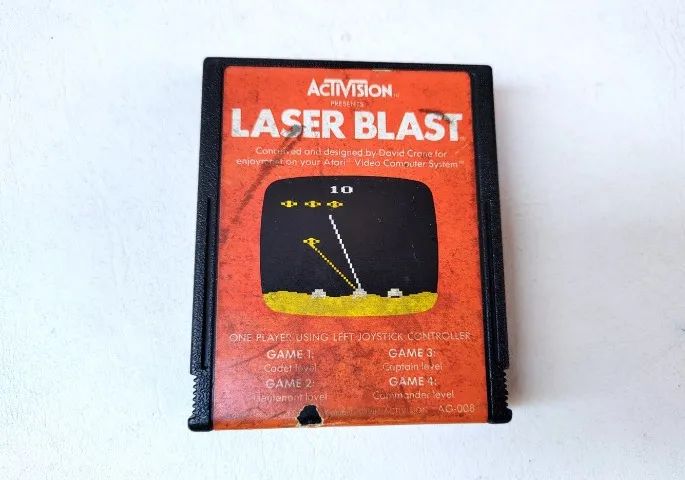 Laser Blast - Cartucho Original Para Atari 2600