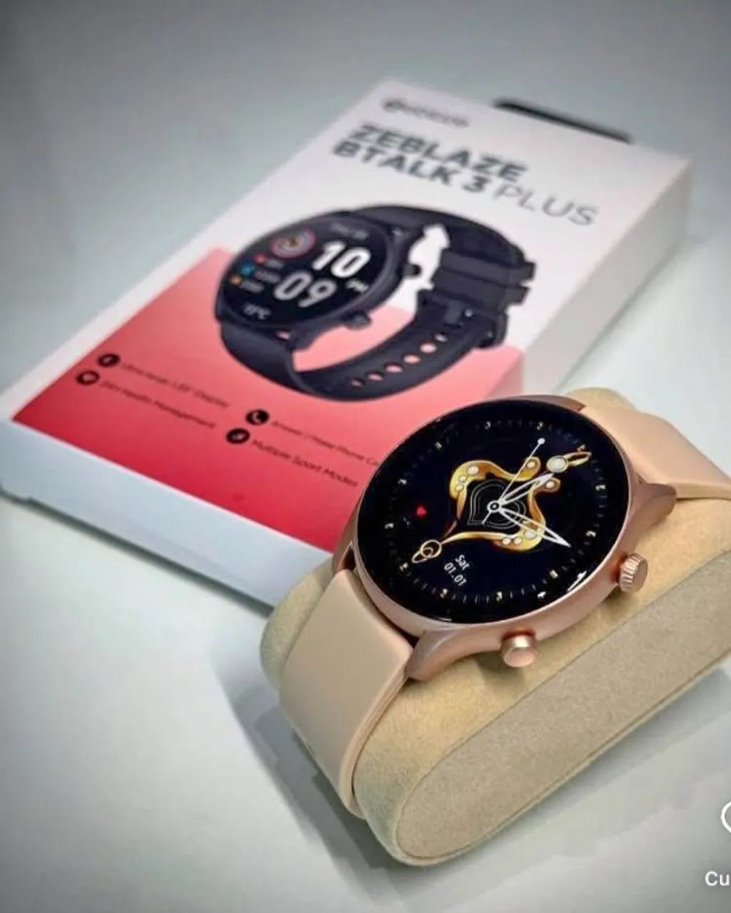 Smartwatch redondo sofisticado | zeblaze btalk 3 plus original  - Foto 3
