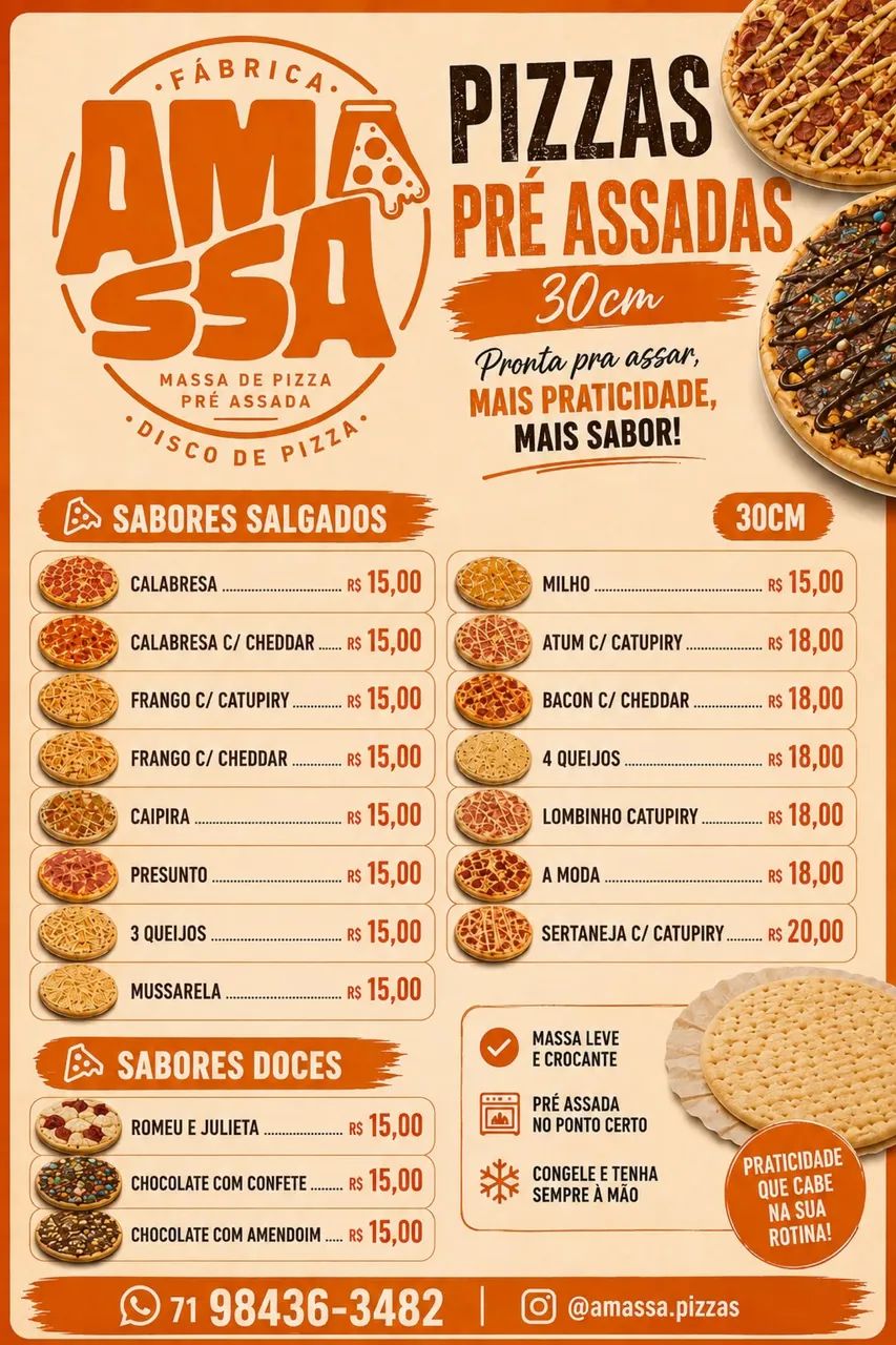 Massa de pizza pré assada - pizza pré assada  - Foto 3