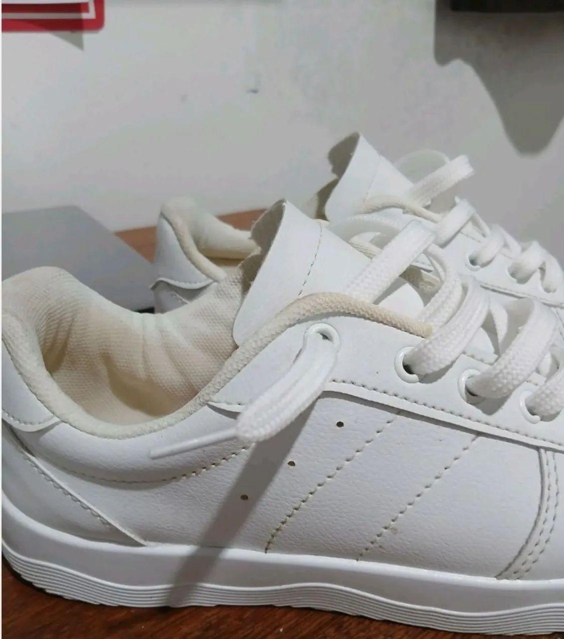 Tenis Branco Feminino 37 - Foto 4