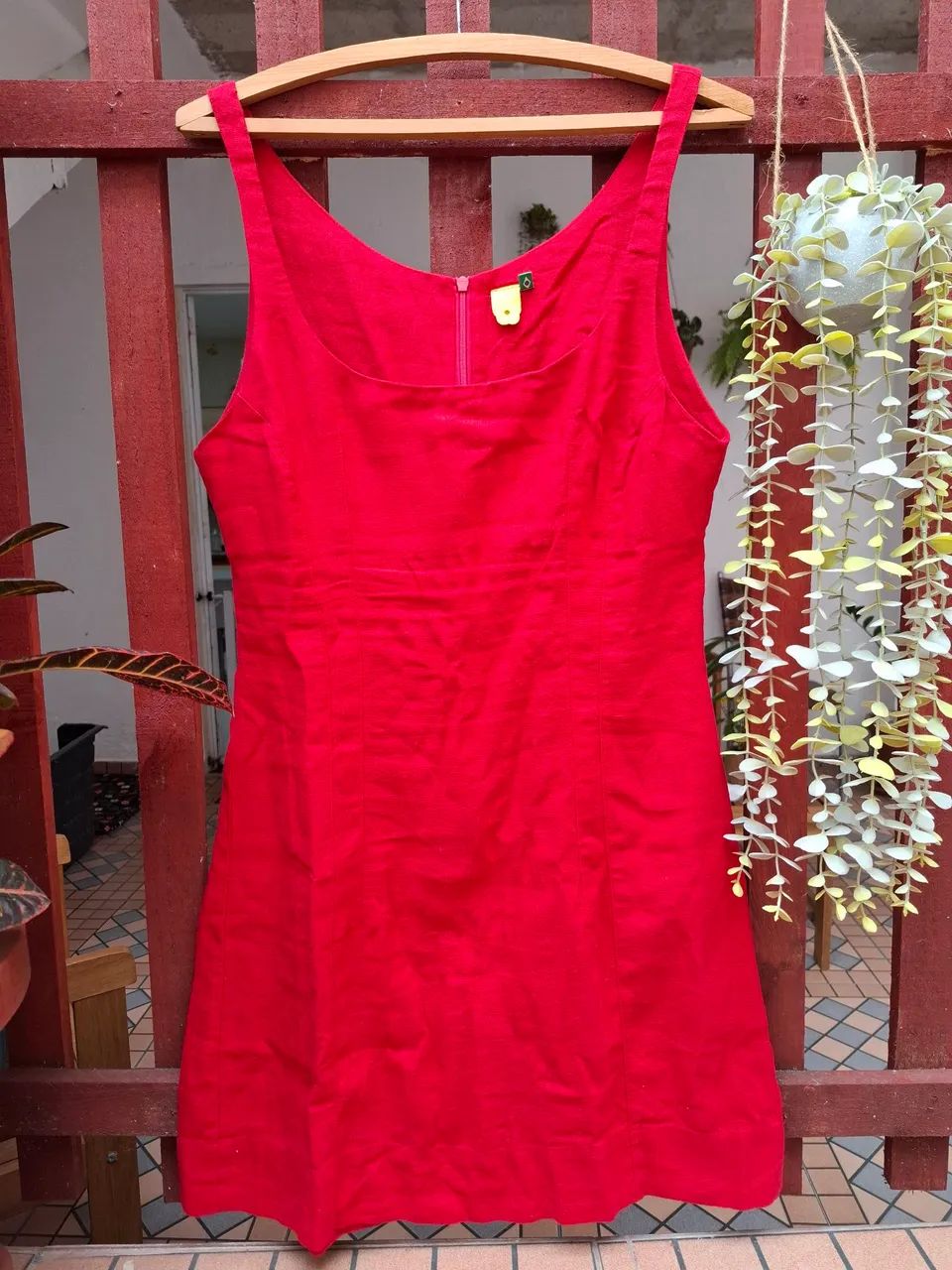 Vestido de linho Farm
