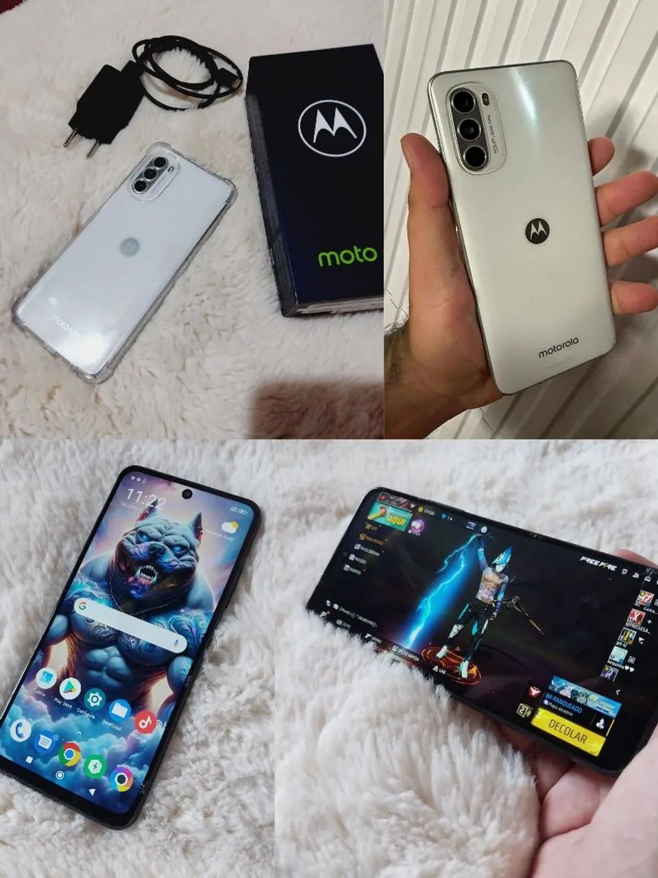Moto G52 5g + NFC IMPECÁVEL completo 