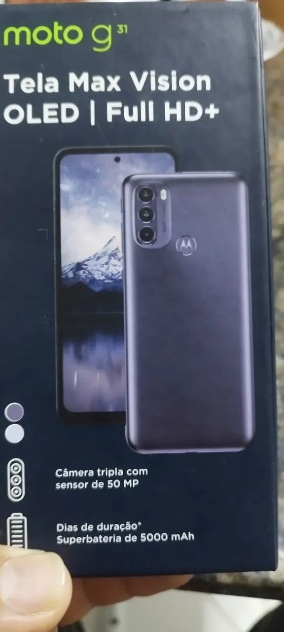 Smartphone celular moto g31 zerado nunca usado. - Foto 2