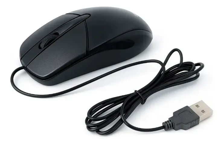 Mouse Óptico Com Fio Seisa 1200 Dpi Usb Design Ergonômico - Foto 2