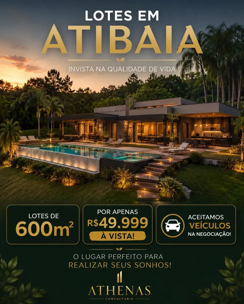 Atibaia pode ser o próximo capítulo da sua história!!