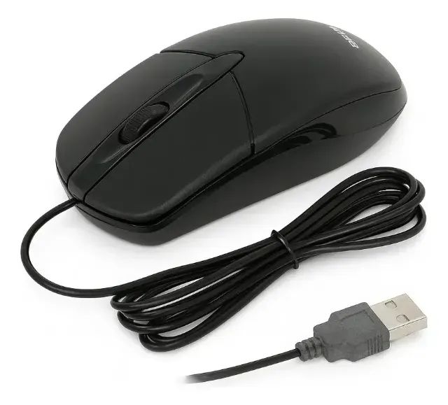 Mouse Óptico Com Fio Seisa 1200 Dpi Usb Design Ergonômico - Foto 5