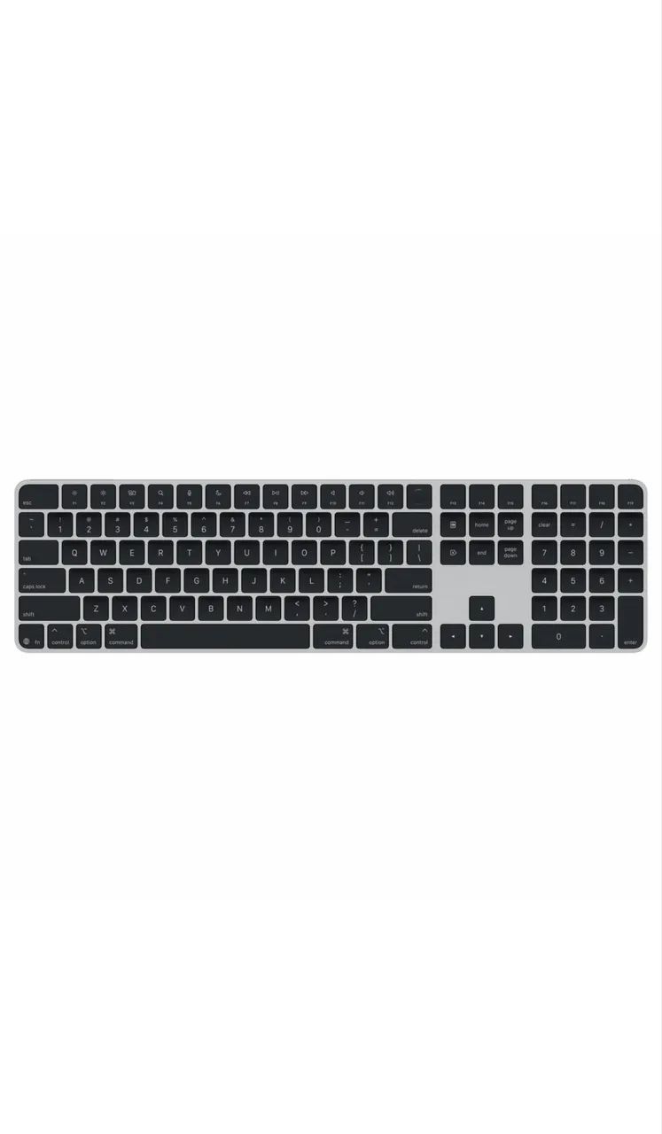 Magic Keyboard com Touch ID e teclado numérico com chip da Apple (USB-C) - Inglês (EUA) 