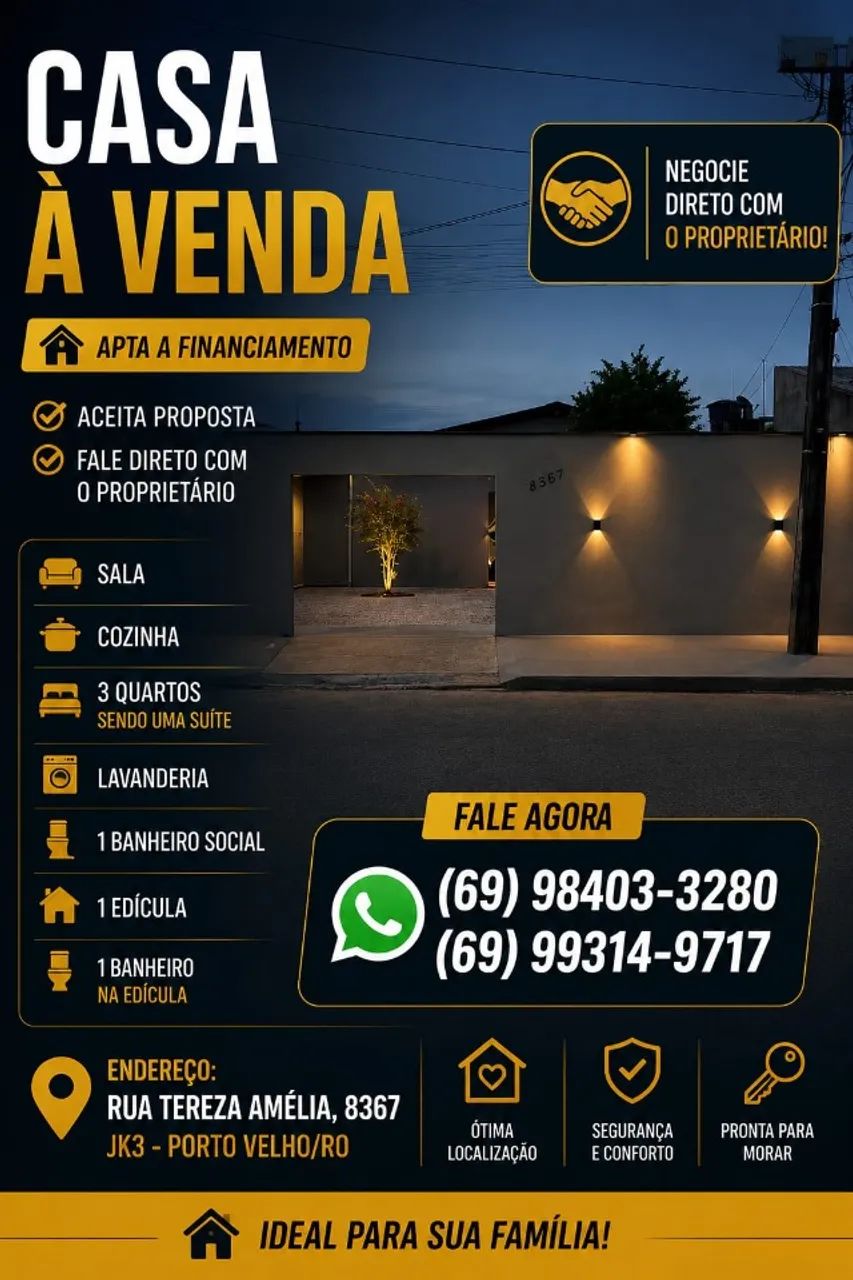 Casa à Venda - Apta a Financiamento