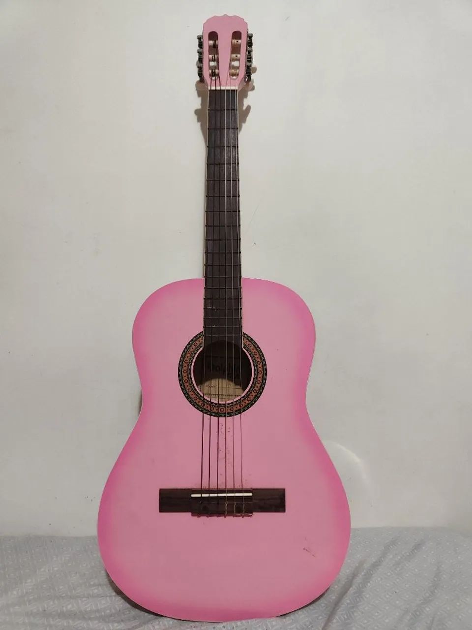 Violão rosa infantil 