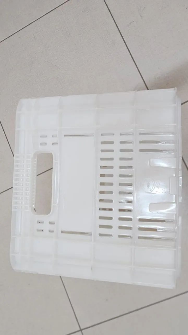 Kit 3 Caixas Agr ícolas PEAD Virgem para congelamento e hortifruti - Foto 4