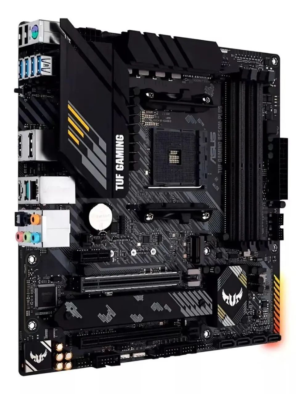Placa-mãe ASUS TUF Gaming B550M-Plus AM4 DDR4 mATX NOVO - Foto 3