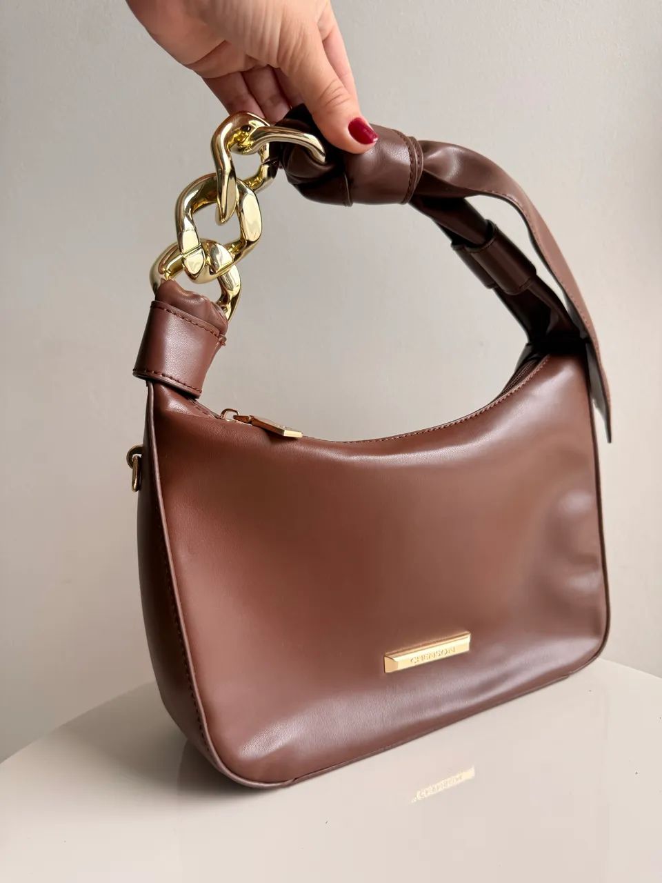 Bolsa Chenson Marrom Seminova + Alça Transversal