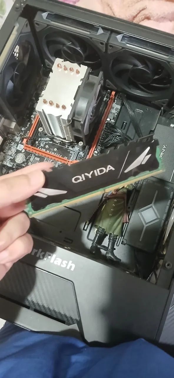 Placa mãe+ Processador +16GB RAM + Cooler