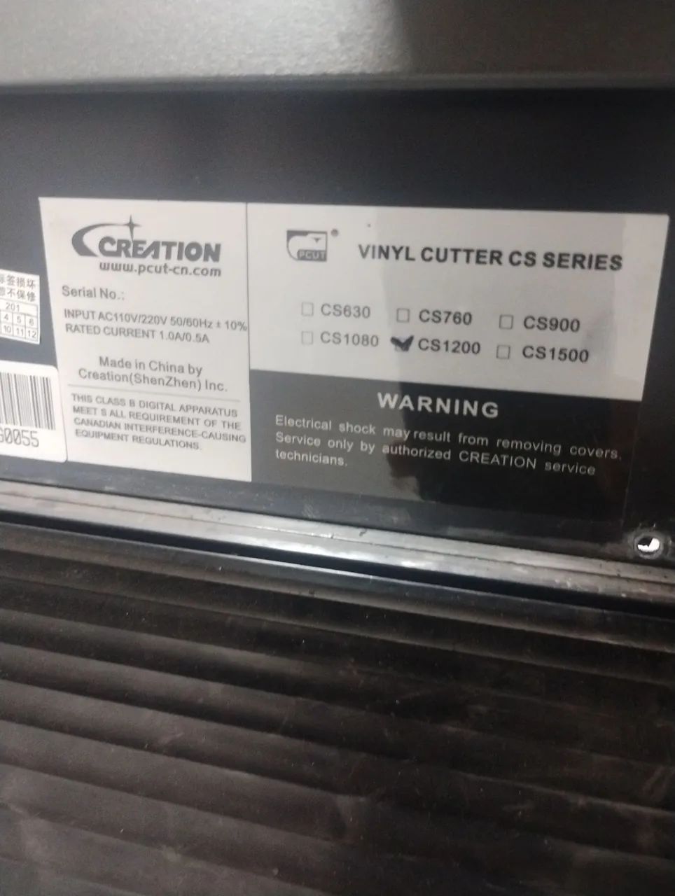 Plotter de recorte eletr ônico -CREATION PCUT CS1200 - Foto 2