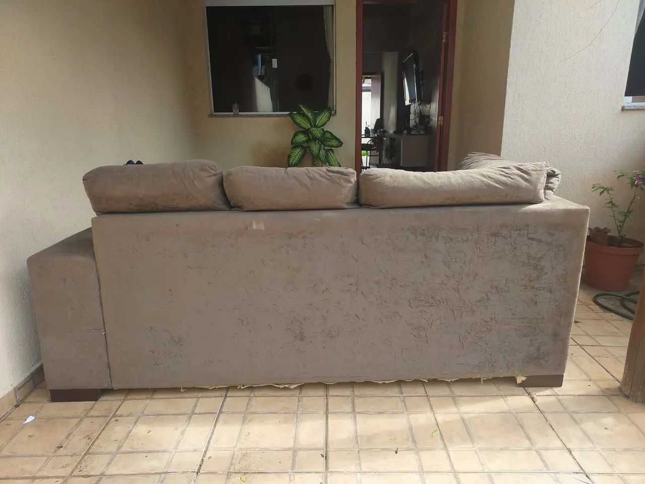 VENDO SOFÁ DE 3 LUGARES ( usado ) - Foto 3