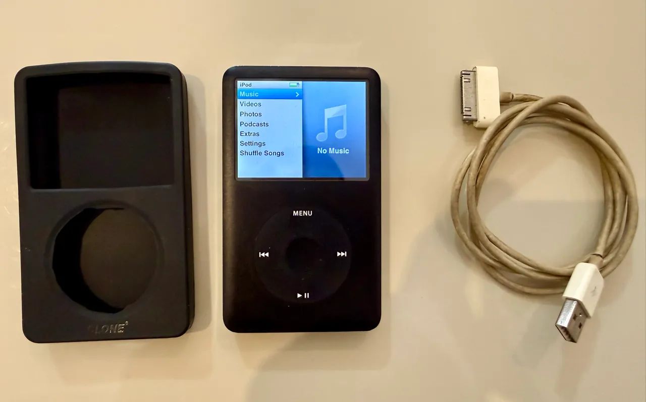 iPod Classic 160GB ブラック中古品 Apple Ipod Classic 160 Gb Black C/vídeo-6a Geração | MercadoLivre
