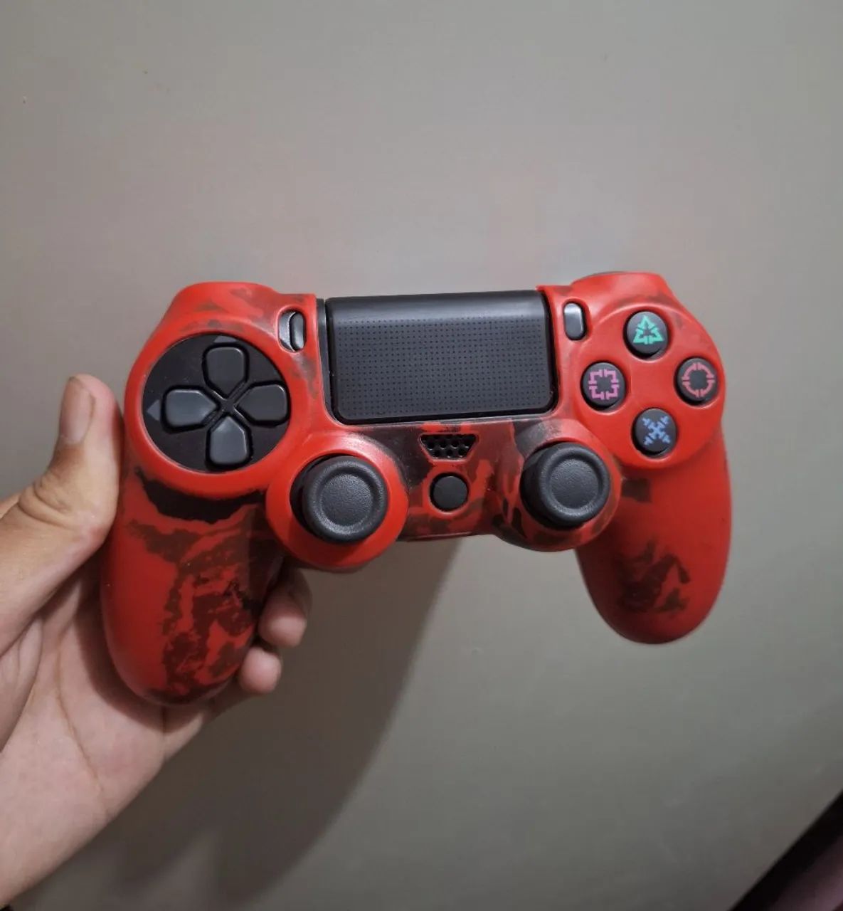 Controle Ps4 sem fio + Capa