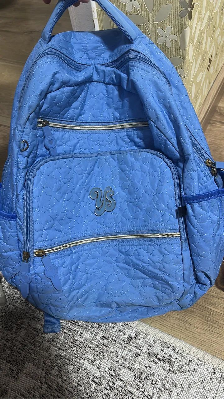 Bolsa azul escolar 