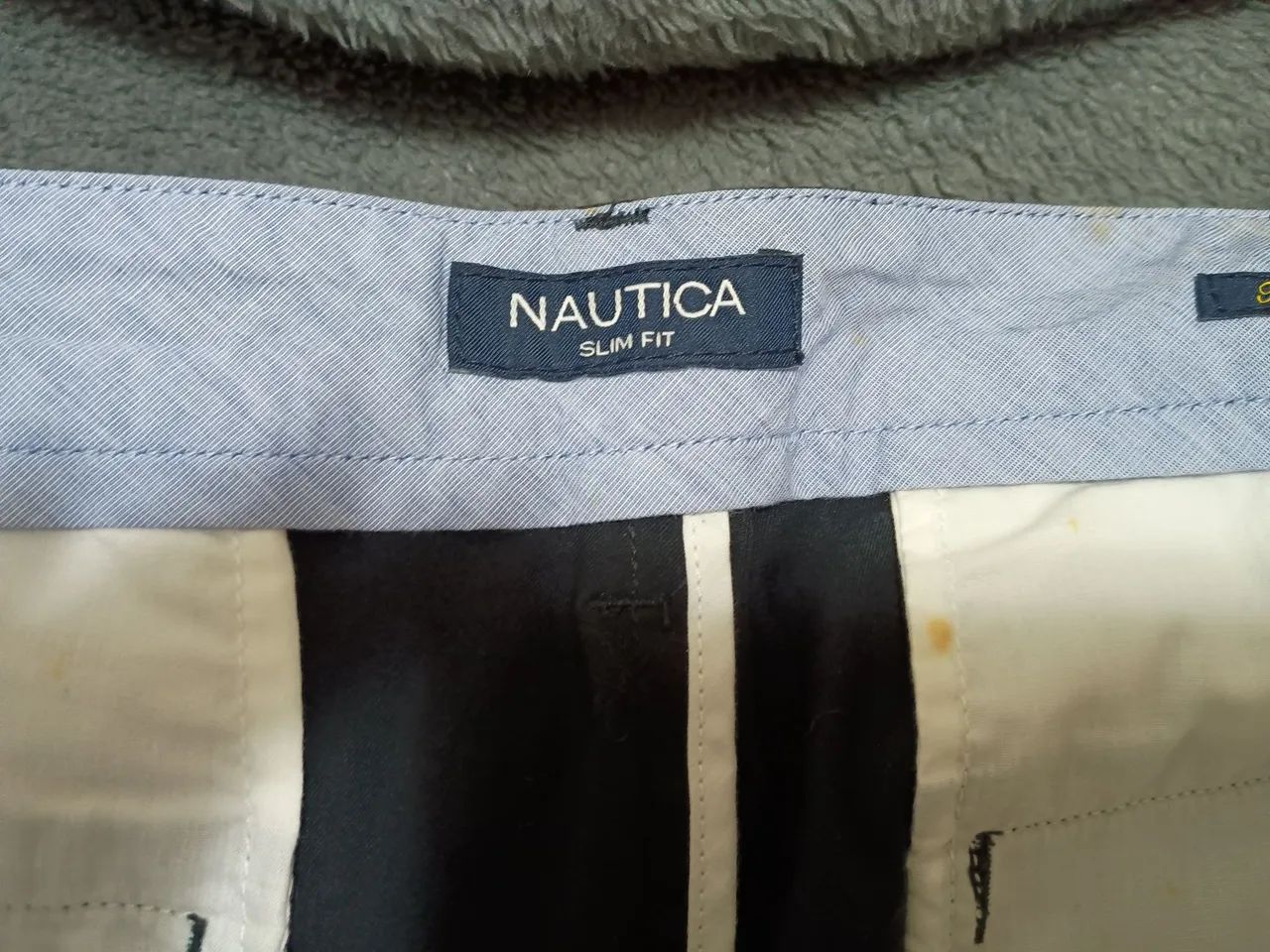 Calça de Sarja Masculina Preta Náutica  - Foto 2