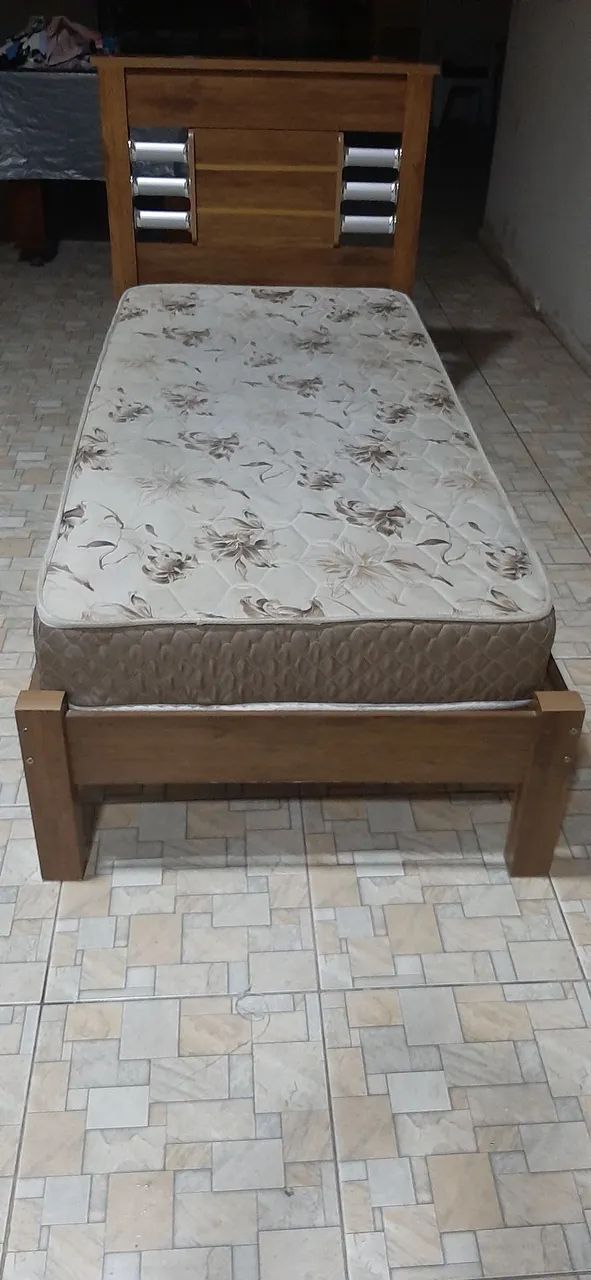 Cama solteiro  com colchão  - Foto 3