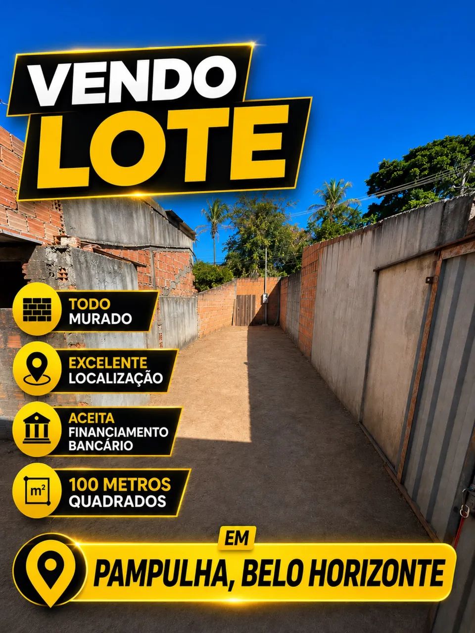 Lote na Pampulha m²