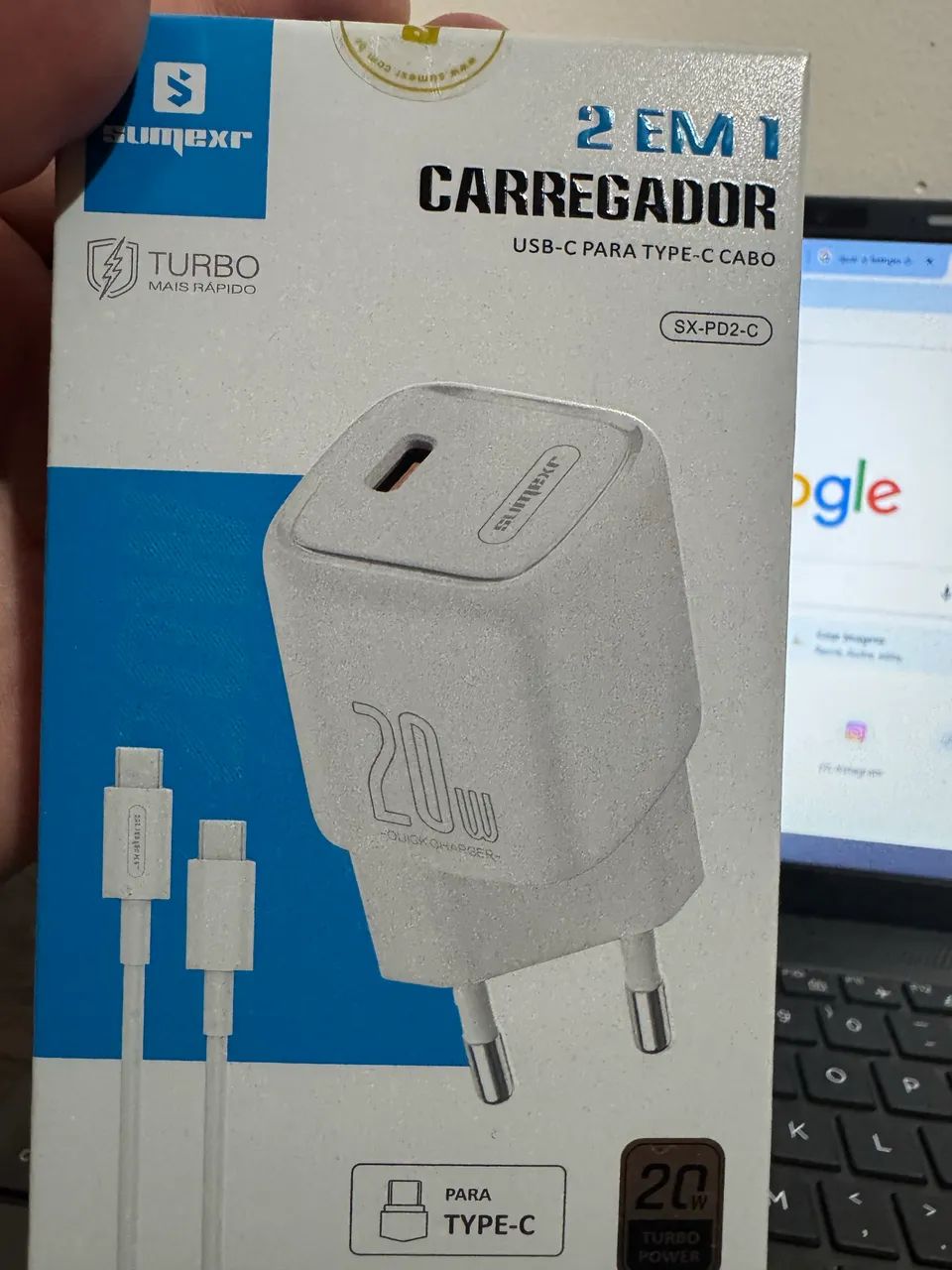 Carregador turbo para iPhone TYPE C - Foto 4