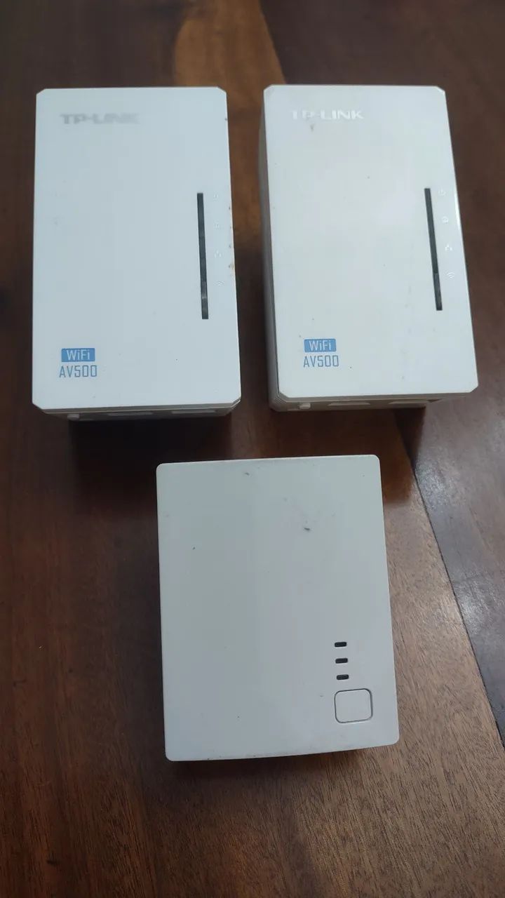 Extensor Wi-fi TP-Link PA4010 AV500 Kit com 3 aparelhos