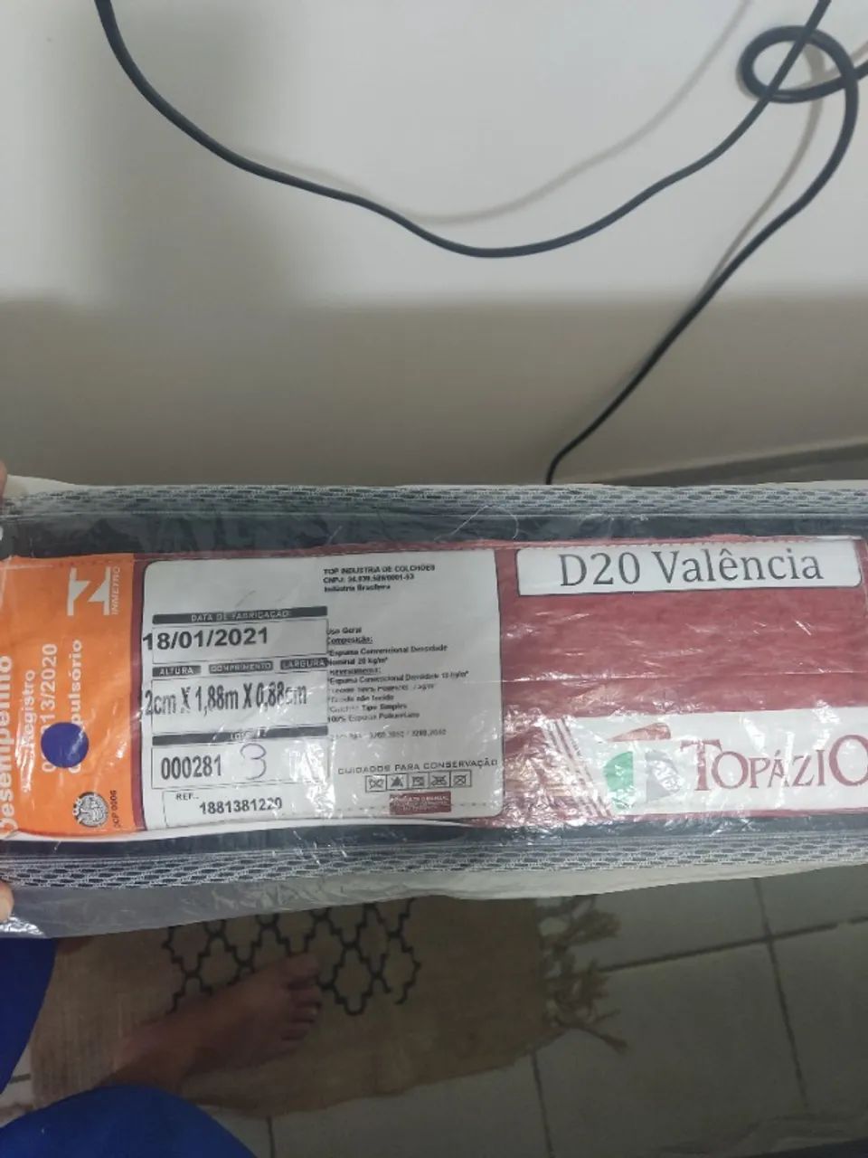 Colchão de solteiro (pouco usado) whatsapp *79 - Foto 3