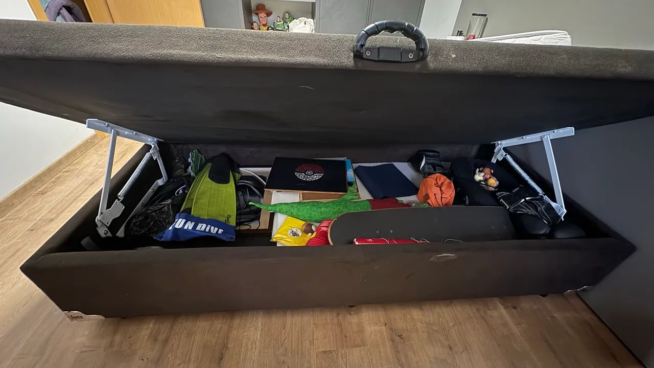 Cama de solteiro com Box baú - Foto 2
