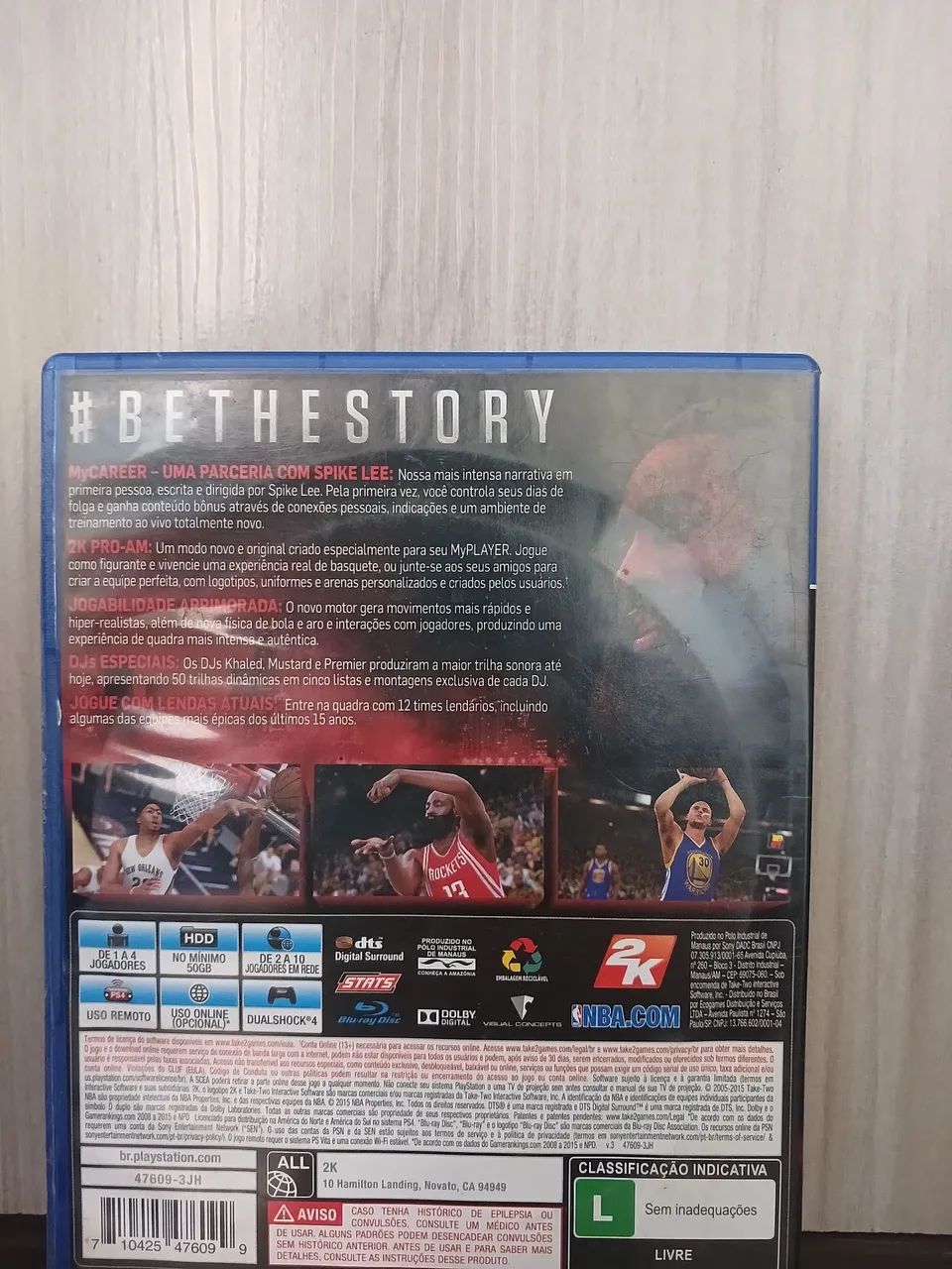 Nba2k16 ps4 com manual - Foto 3