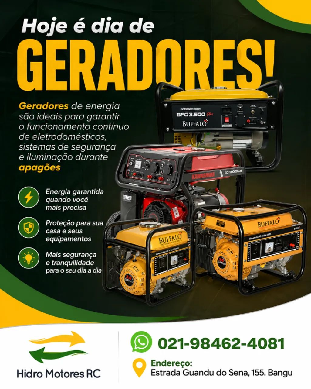 Geradores de Energia