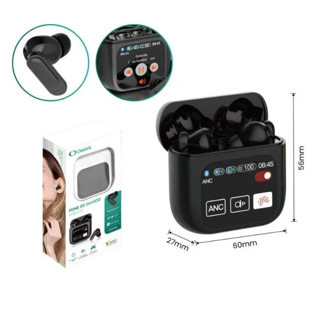 Fone de Ouvido Bluetooth onistek 5.4 Wireless com Display ON-TWS36 - Foto 4