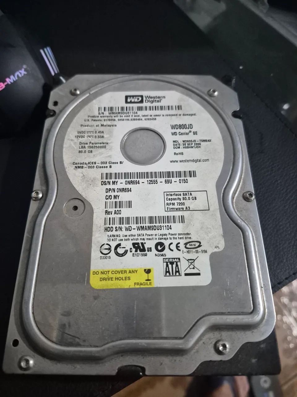 Hd Sata Interno 80gb Western Digital
