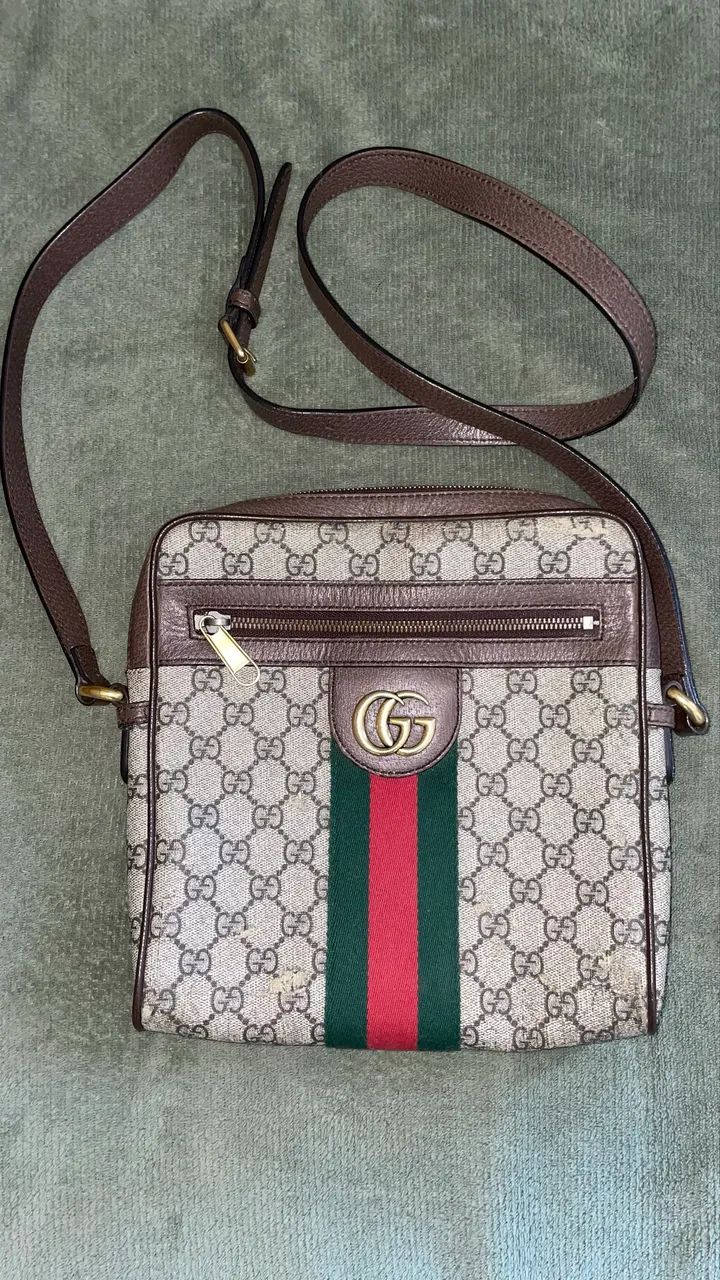 Bolsa Gucci Original GG Supreme Transversal Clássica - Foto 4