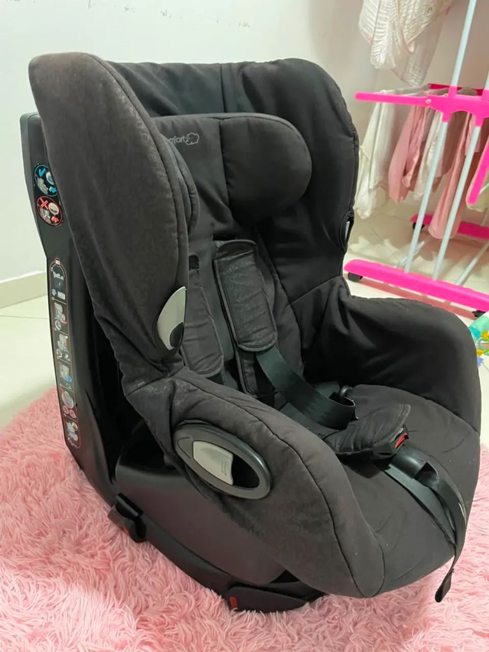 Cadeirinha 360 pra carro de bebê  - Foto 2