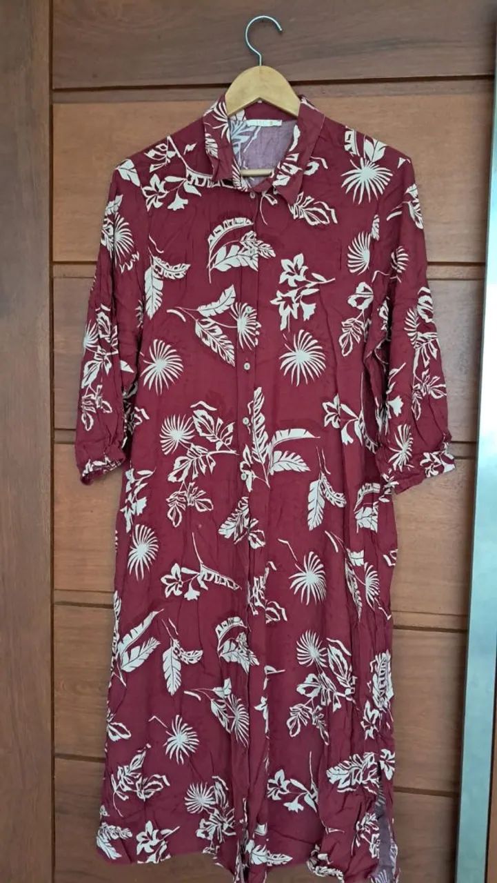 Vestido chamise GG viscose 