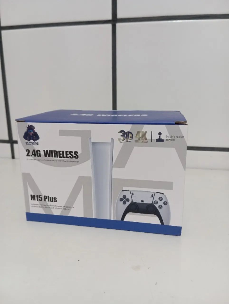 Video Game M15 21Mil Jogos Fácil de Jogar na TV pelo HDMI! 4k Retrô 02 Controles Sem Fio - Foto 3