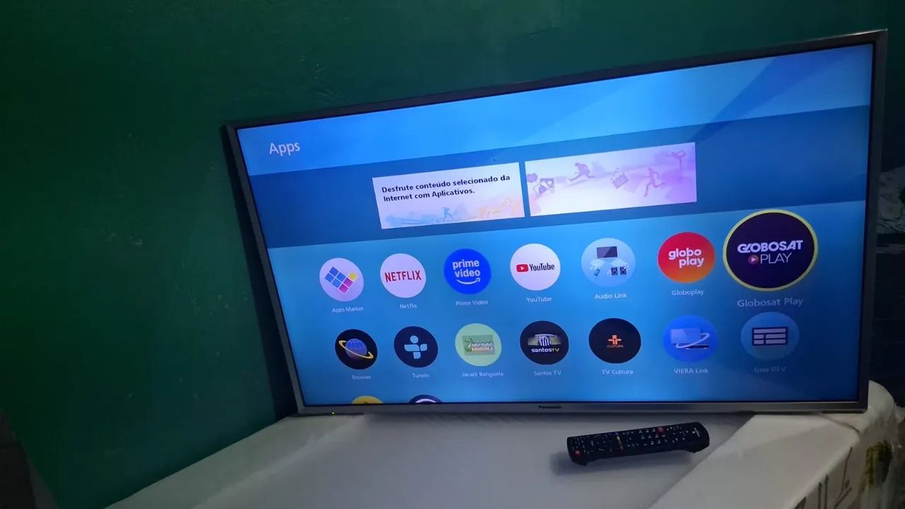 Tv smart Panasonic 43 polegadas com suporte de parede faço entrega  - Foto 4