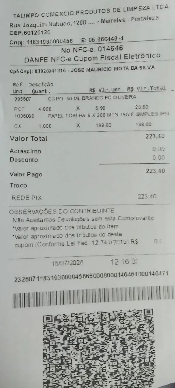 Papel toalha em Rolo 200 mts - Foto 2