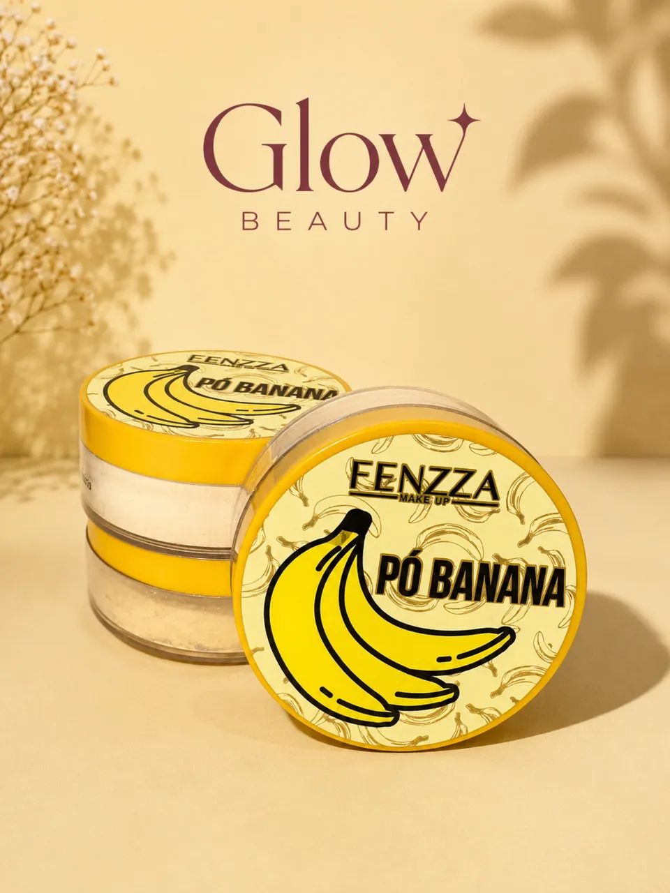Pó Banana Fenzza | Selagem e Acabamento da Maquiagem