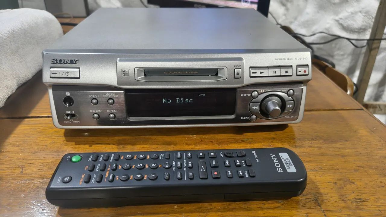 Minidisc md SONY MDS-S40 Importado. - Aparelhos de Som - Sul