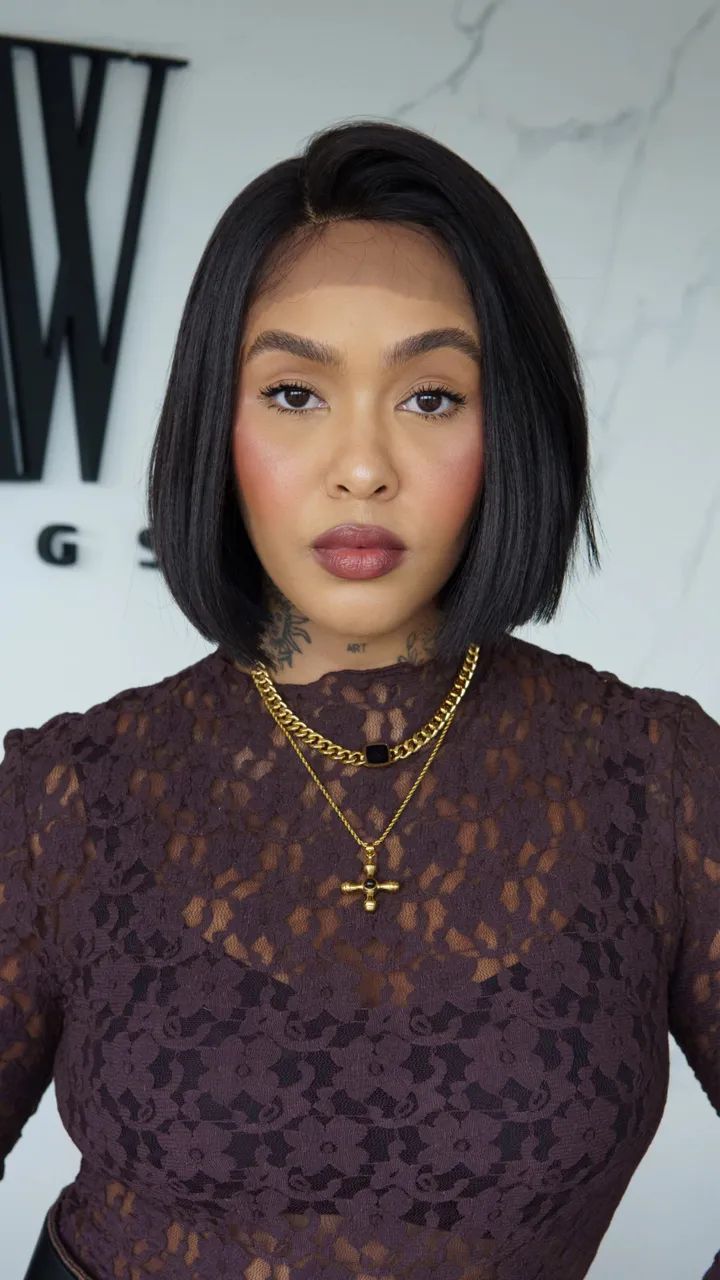 Lace Front Joana Castanho Escuro  - Foto 2