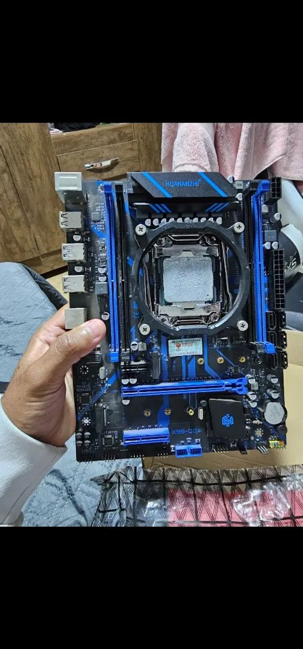 Kit Xeon E5-2666 V3 + Placa-Mãe X99 QD4 + Cooler - Foto 2
