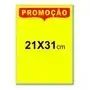 Cartaz promoção em cartão duplex 21x31cm c/200un